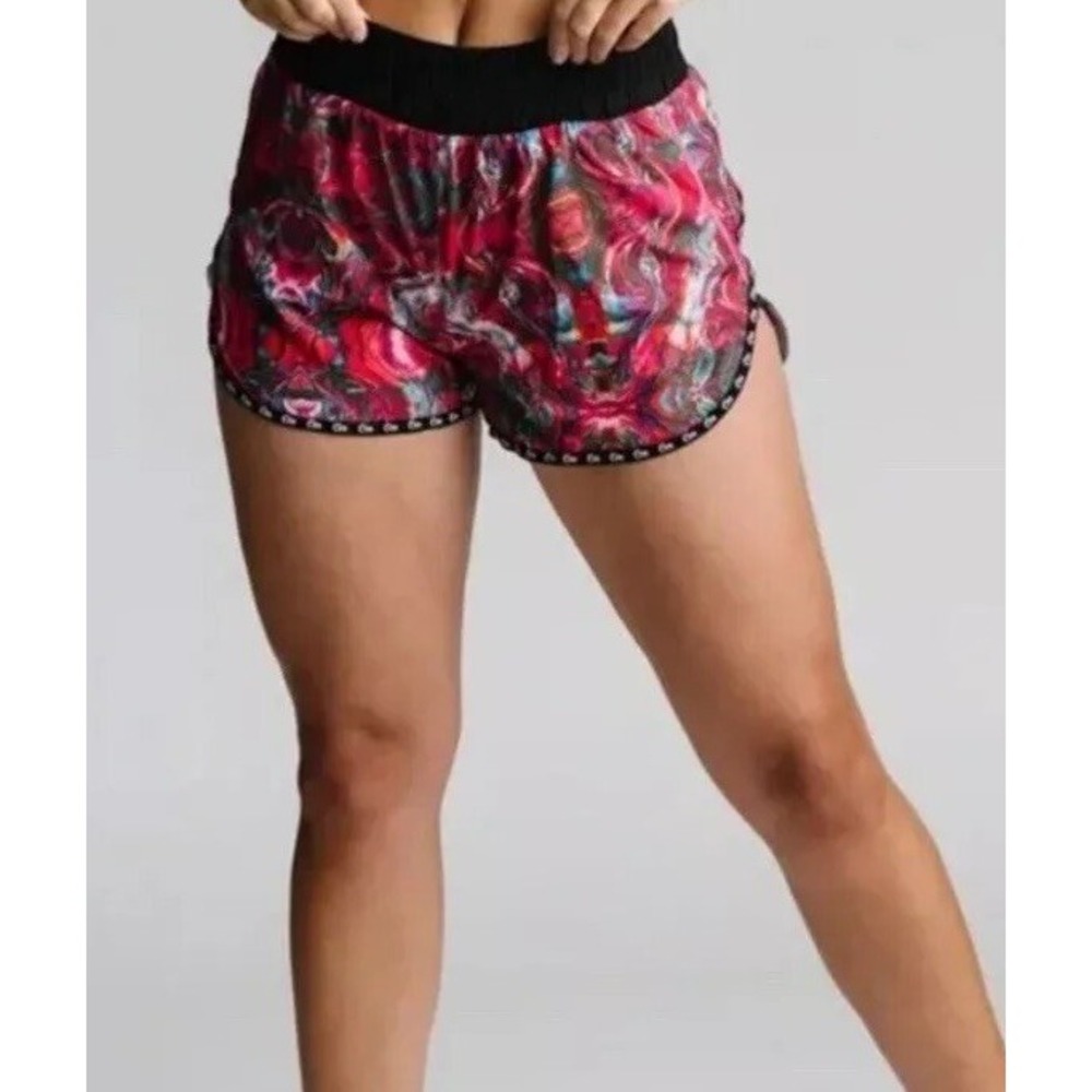Zyia Active Magenta Sprinter Shorts Sz‎ XL Unlined EC 3" Ins